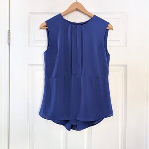 RW&CO sleeveless keyhole top royal blue size XS